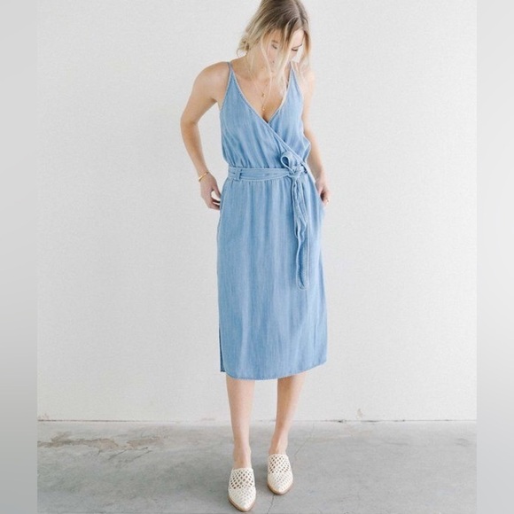 Anthropologie Dresses & Skirts - Anthropologie Blue Midi Dress